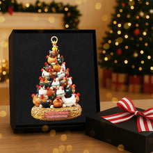 Load image into Gallery viewer, &quot;Merry Cluckmas – Perfect for Chicken Lovers!&quot; - Personalized Christmas Ornament Ornament MagicInPrints
