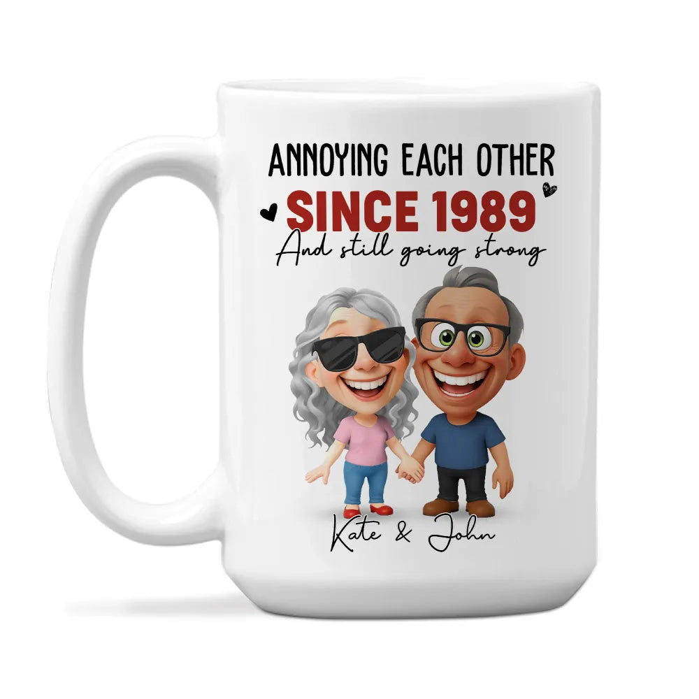 Personalized Anniversary Mug for Couples - Funny Gift Since 1989 Cup MagicInPrints