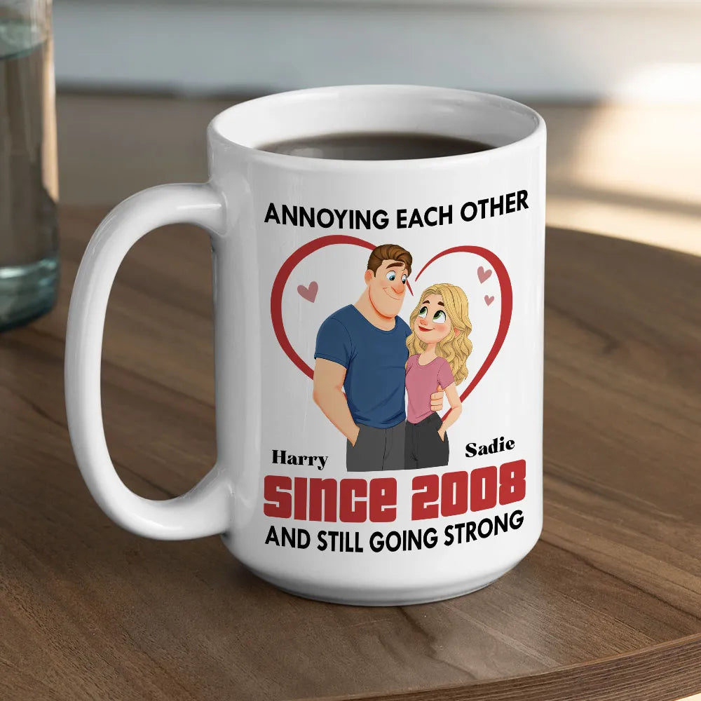 Personalized Couple Mug for Anniversaries - Funny and Sentimental Gift Cup MagicInPrints