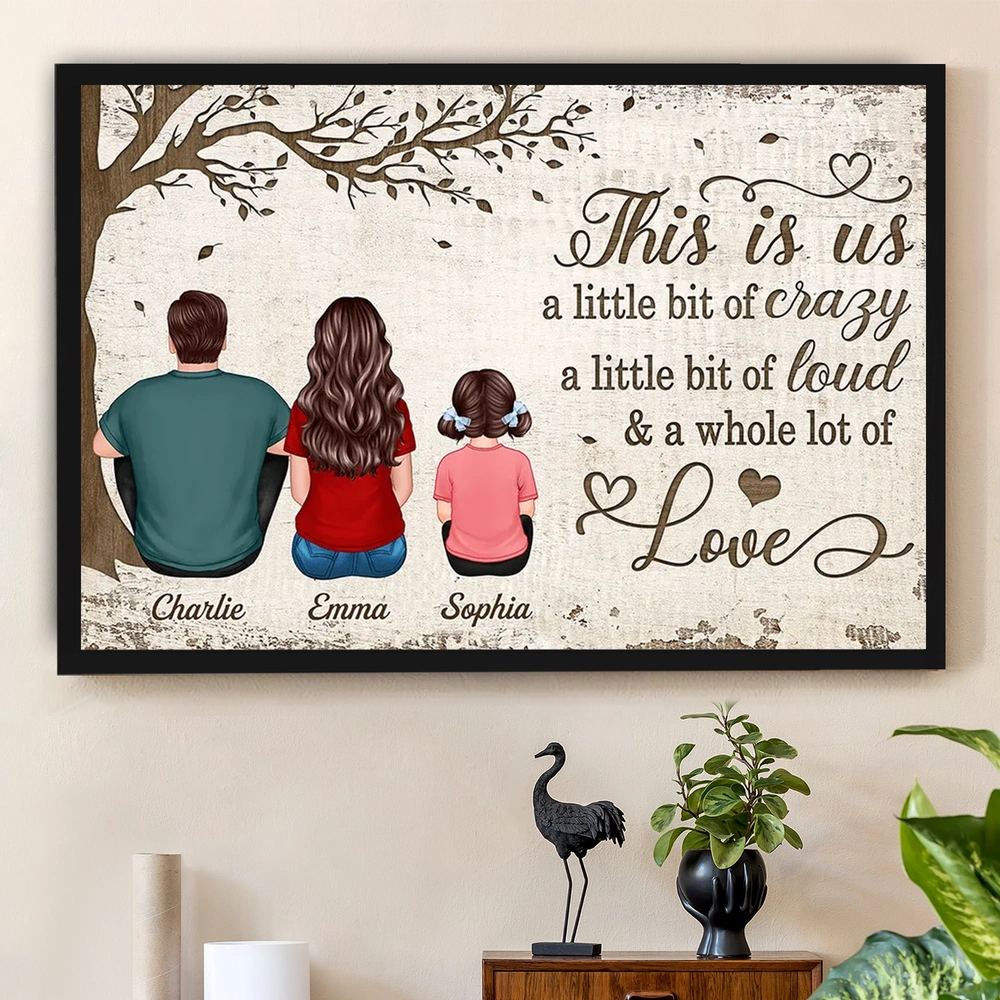 Personalized Family Wall Art for Home - Sentimental Gift Poster or Canvas MagicInPrints
