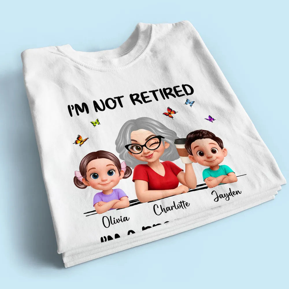 Personalized Grandma T-Shirt for Grandchildren - Funny Retirement Gift Cloth MagicInPrints