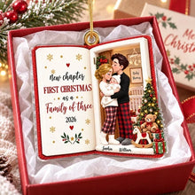 Load image into Gallery viewer, Personalized Acrylic Ornament New Parents First Christmas Keepsake

