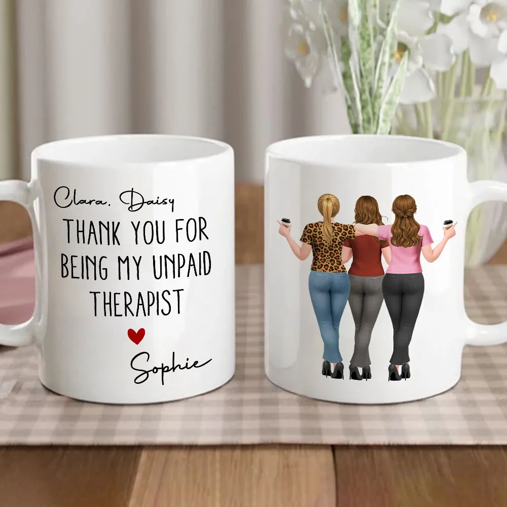 Personalized Friendship Mug for Best Friends - Thank You Gift Cup MagicInPrints