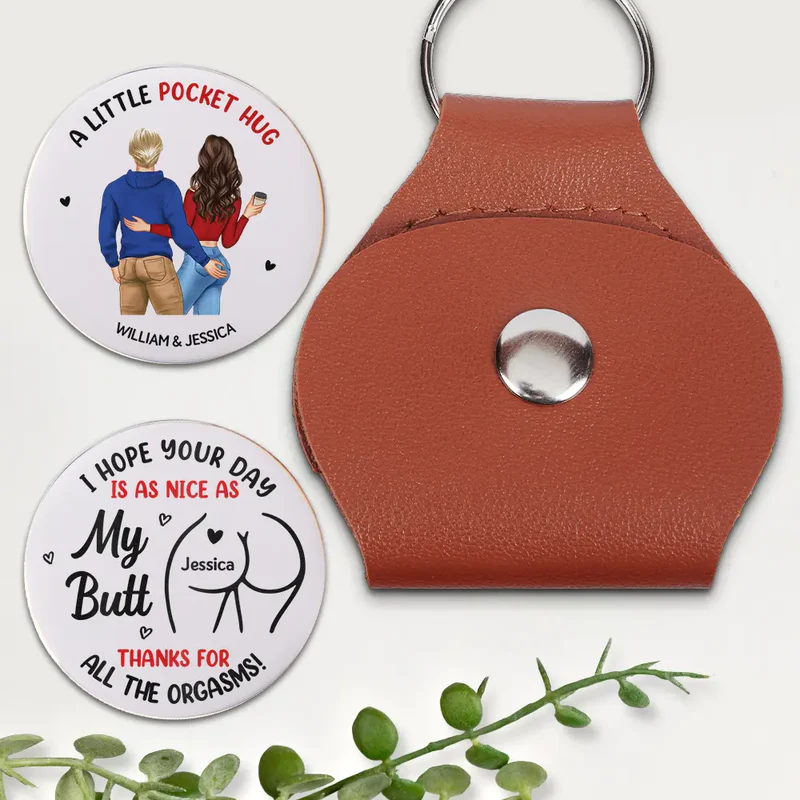 Personalized Funny Couple Keychain - Romantic Gift for Partners Keychain MagicInPrints