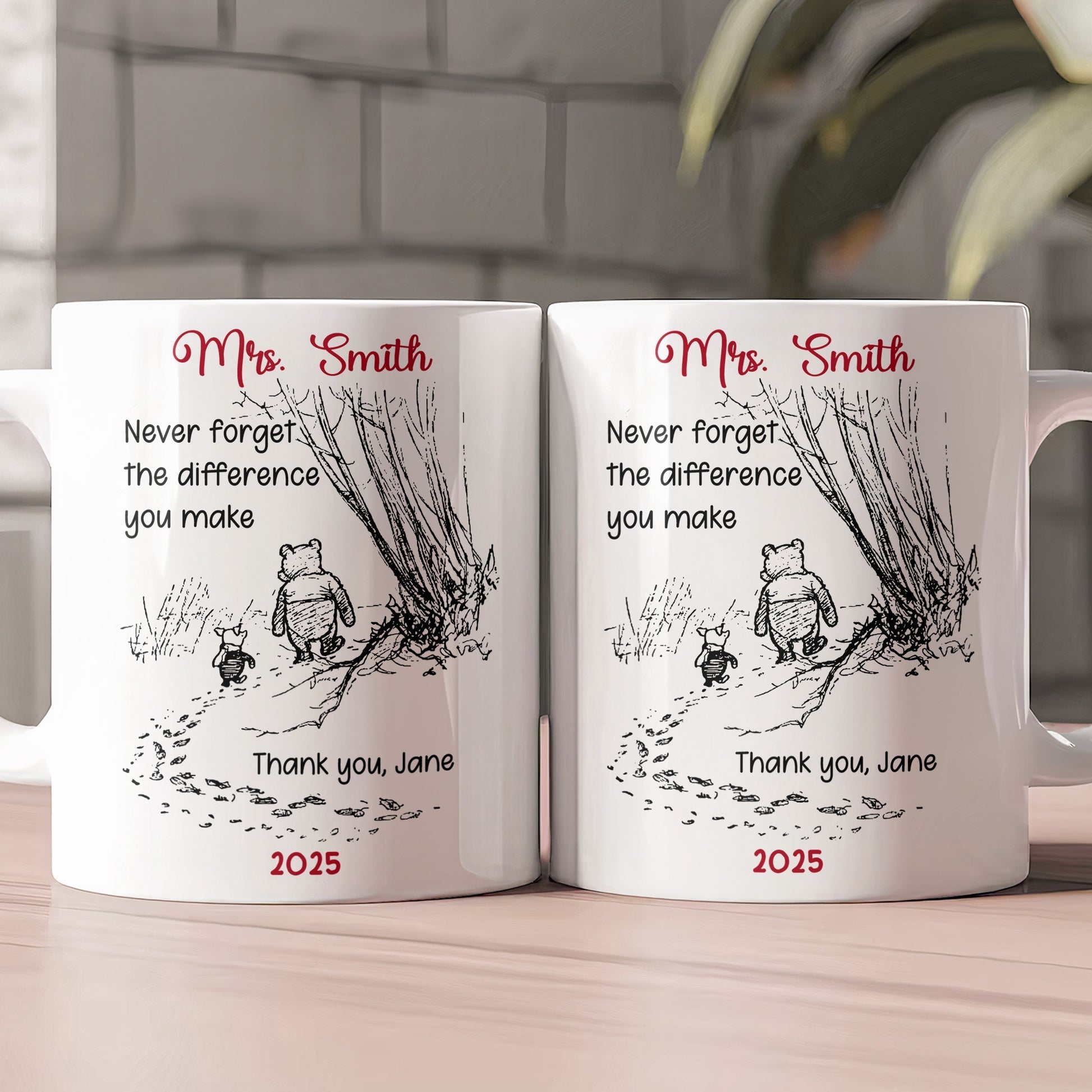 Personalized Teacher Appreciation Mug for Mrs. Smith - Sentimental Gift 2025 Cup MagicInPrints