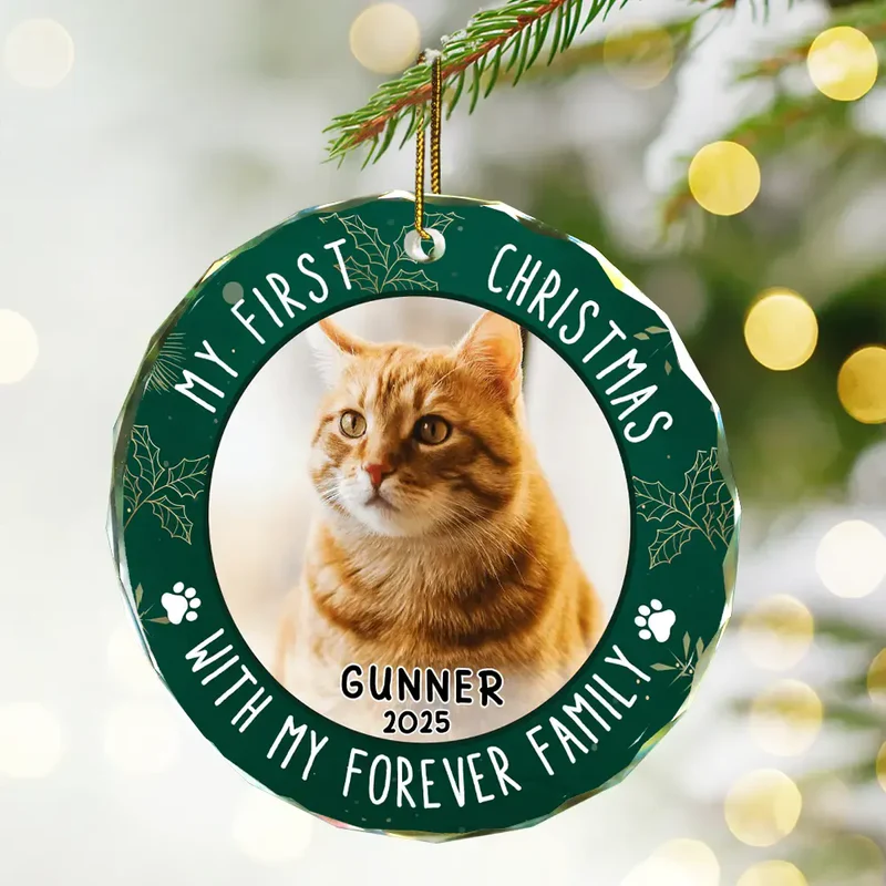 Personalized Dog Christmas Ornament for Pet Lovers - First Christmas Keepsake Ornament MagicInPrints