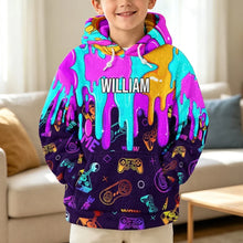 Load image into Gallery viewer, Personalized Youth Gaming Hoodie Custom Design Gift for Son
