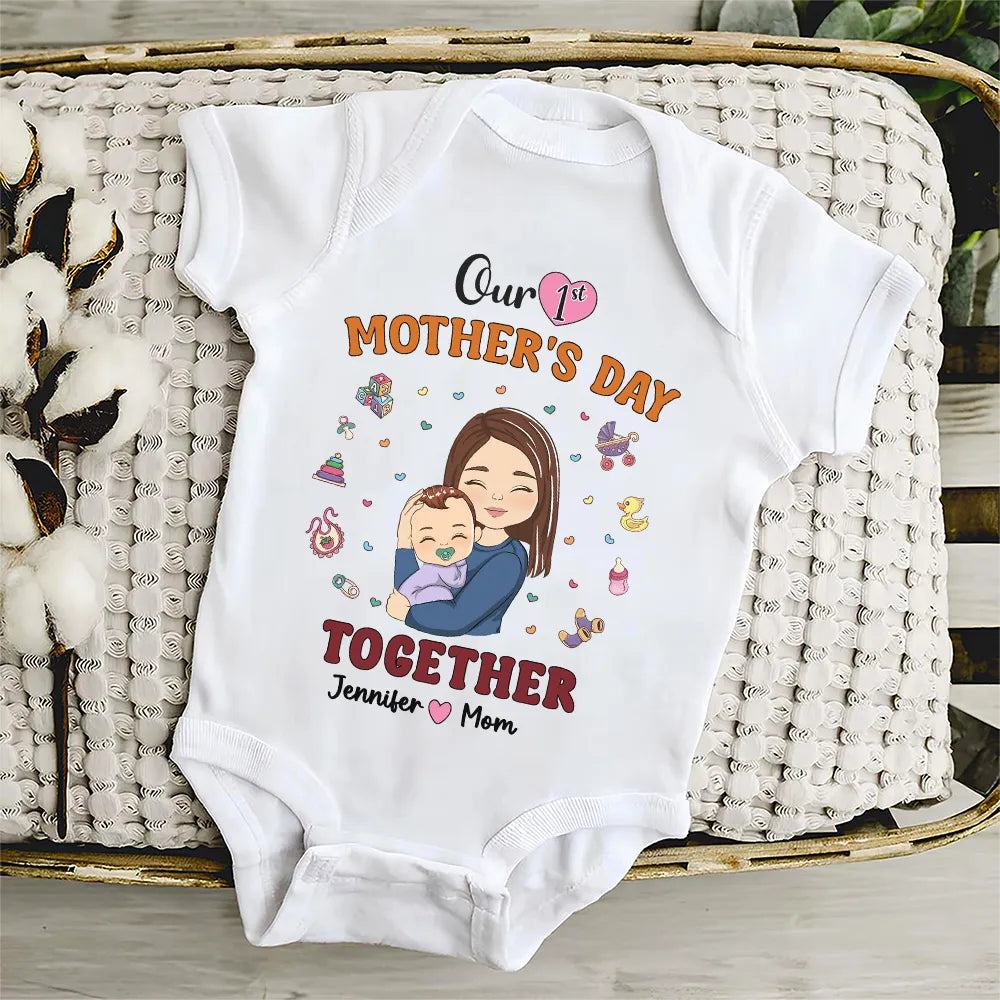 Personalized Mother and Baby Matching T-Shirts - First Mother's Day Gift Cloth MagicInPrints