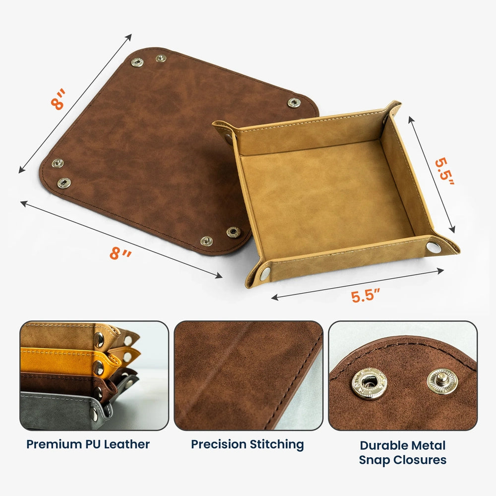 Personalized Graduation Leather Tray for Son - Keepsake Gift Key Tray MagicInPrints