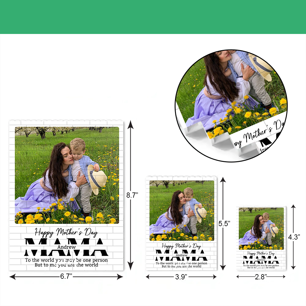 Personalized Photo Block for Mom - Sentimental Mother's Day Gift Plaque MagicInPrints