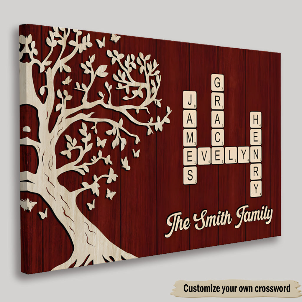 Personalized Family Name Wooden Wall Art with Tree Design - Home Decor Gift Other MagicInPrints