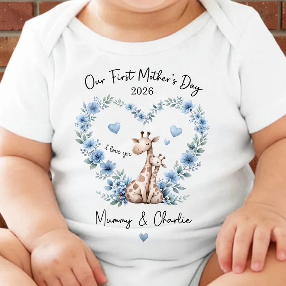 Personalized Baby Onesie for Mother's Day 2026 - Custom Name Gift Cloth MagicInPrints