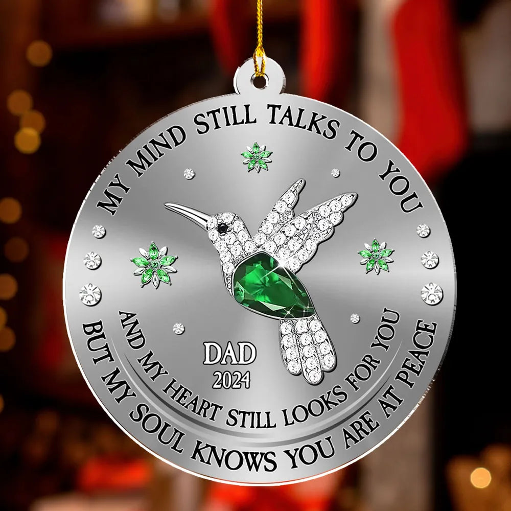 Personalized Memorial Ornament for Mom with Cardinal Design - Sentimental Keepsake Ornament MagicInPrints