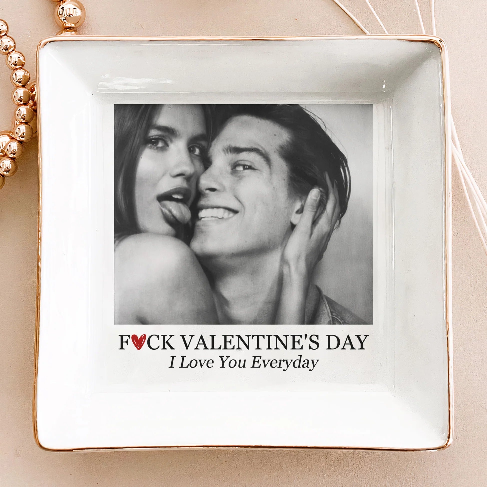 Personalized Ceramic Photo Plates for Couples - Romantic Gift for Anniversaries Jewelry MagicInPrints