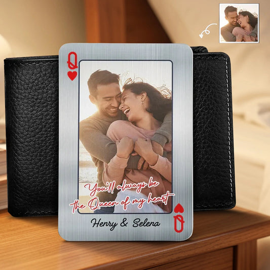 Personalized Wallet Card for Couples with Photo and Message - Romantic Gift Wallet Card MagicInPrints