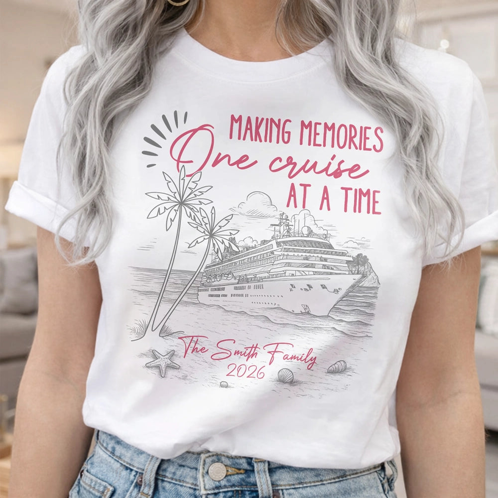 Personalized Cruise Vacation T-Shirt for Families - Making Memories Cloth MagicInPrints