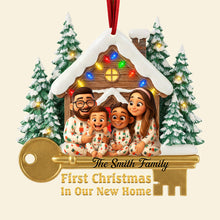 Load image into Gallery viewer, Cherish Family Moments - Custom Photo Ornament for Housewarming - Perfect Gift for Families Ornament MagicInPrints
