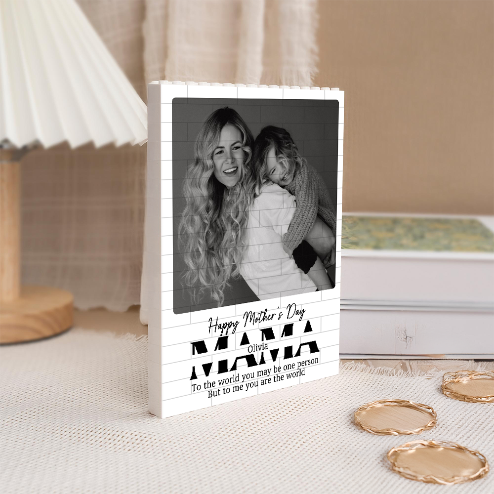 Personalized Photo Block for Mom - Sentimental Mother's Day Gift Plaque MagicInPrints