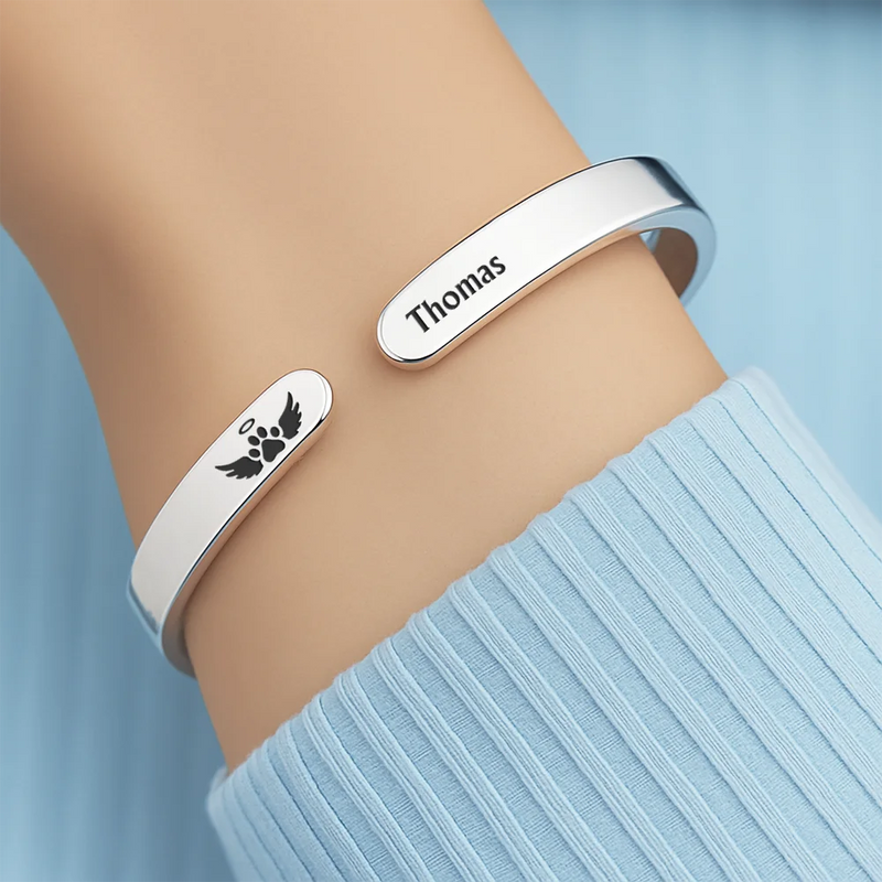 Personalized Pet Memorial Bracelet for Dog Lovers - Sentimental Keepsake Jewelry MagicInPrints