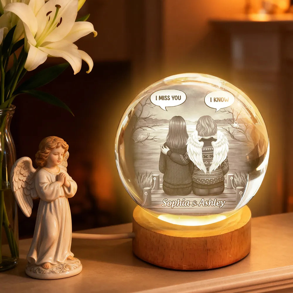 Personalized LED Night Light for Friends - Sentimental Gift with Custom Names Lamp MagicInPrints