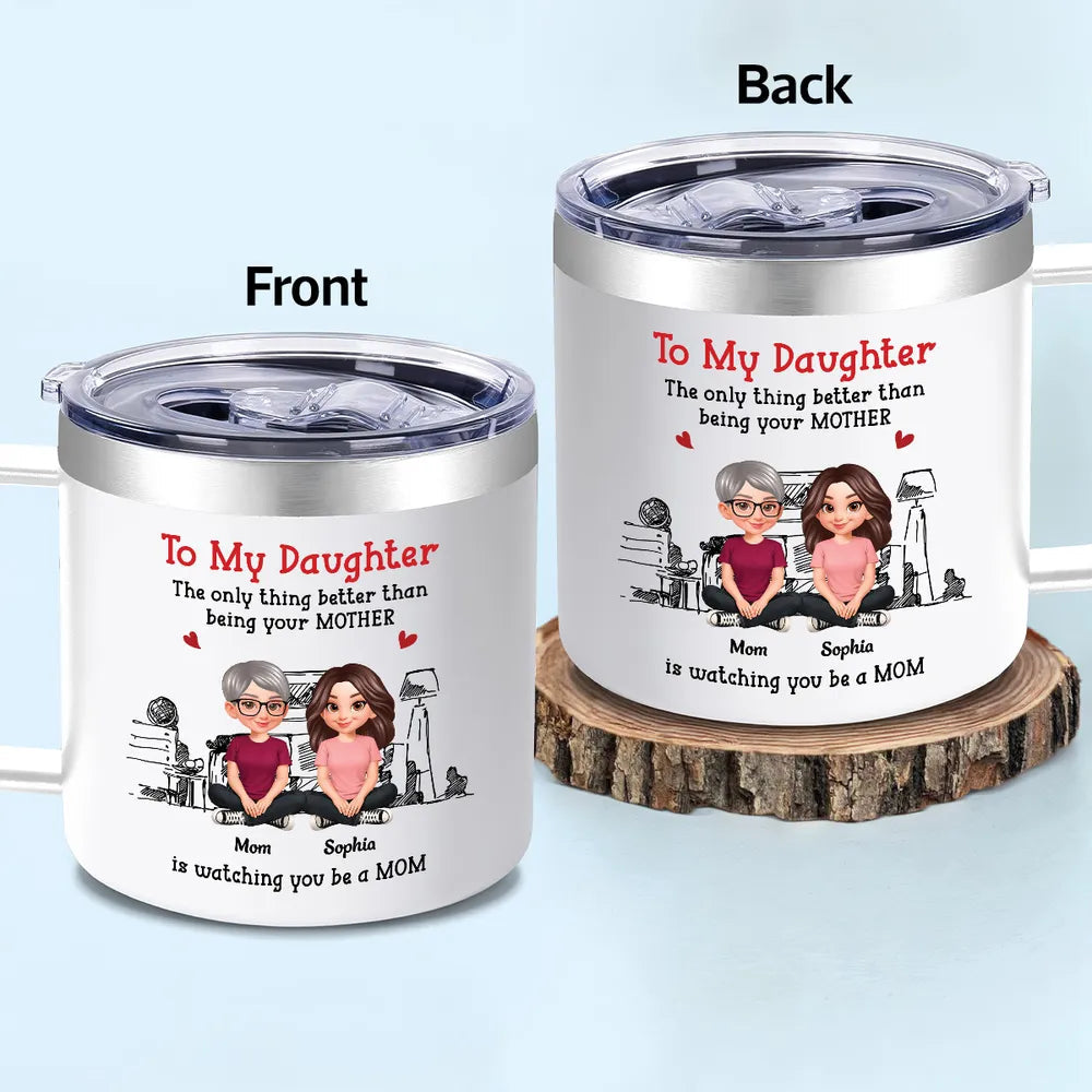 Personalized Mug for Daughter - Heartfelt Message from Mom - Sentimental Gift Cup MagicInPrints