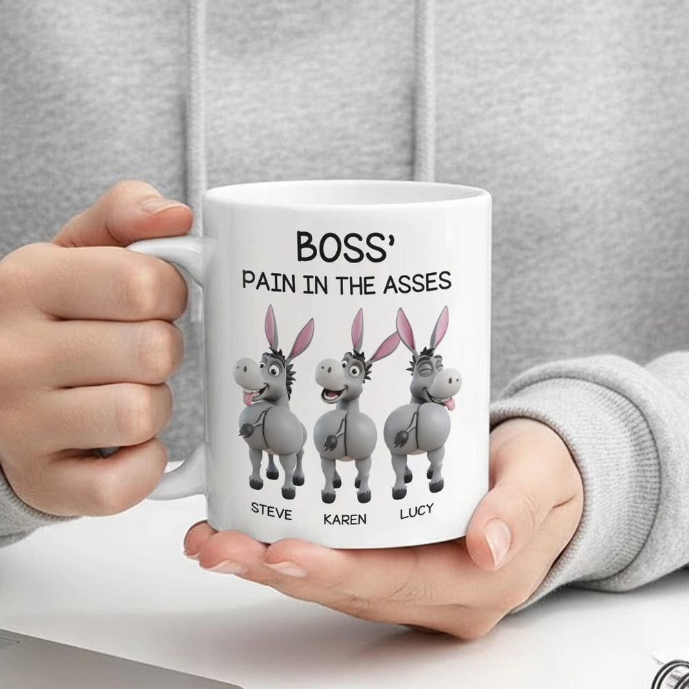 Customized Funny Office Mug for Boss - Humor Gift for Colleagues Cup MagicInPrints