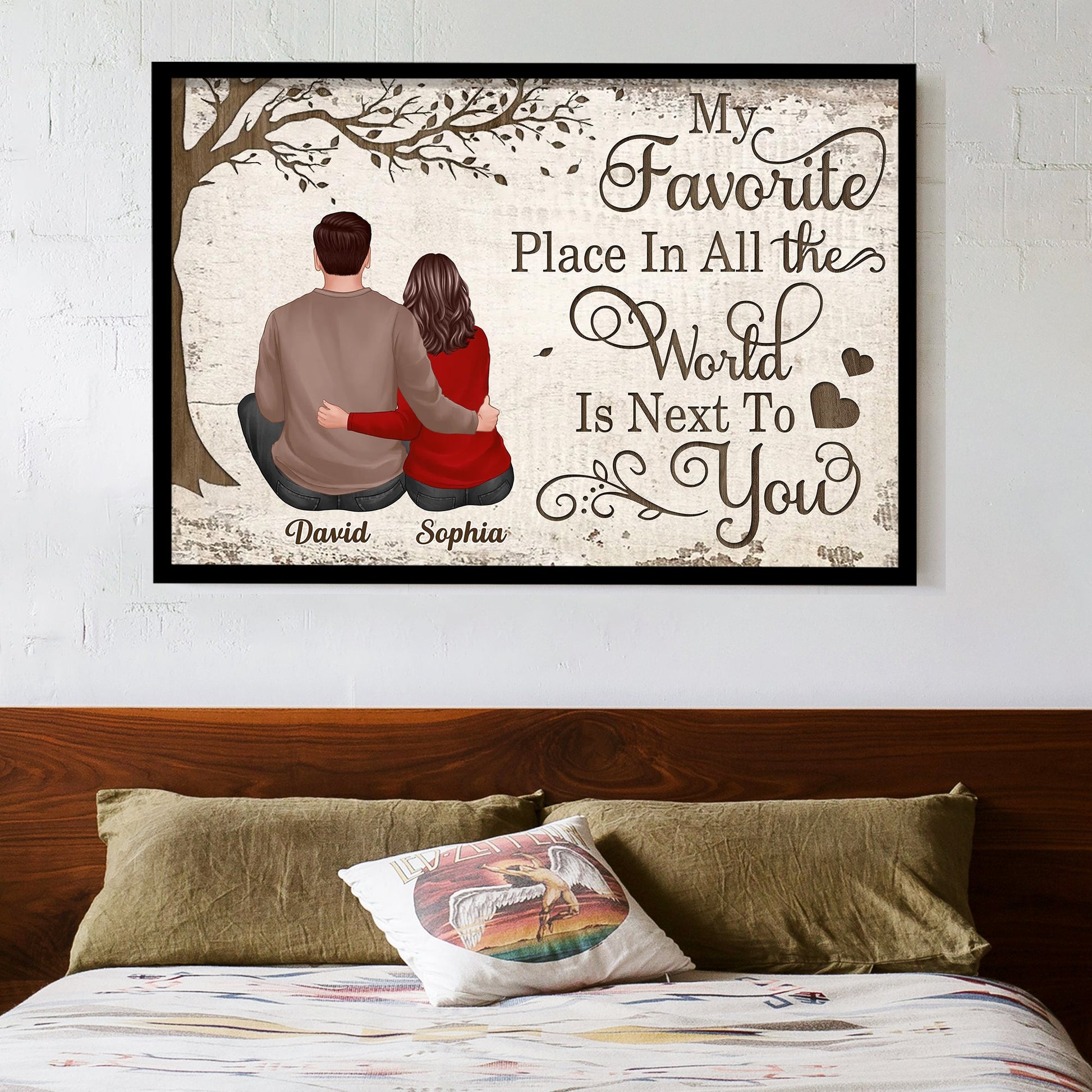 Personalized Music Plaque for Couples - Romantic Gift for Christmas Fridge Magnet MagicInPrints
