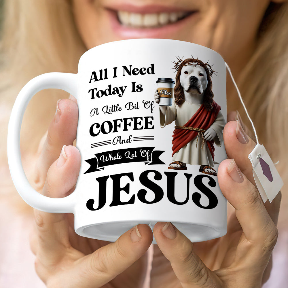 Personalized Christian Coffee Mug - All I Need Is Coffee & Jesus Coffee Mug PopCulturePrints