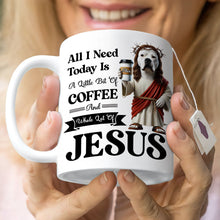 Load image into Gallery viewer, Personalized Christian Coffee Mug - All I Need Is Coffee &amp; Jesus Coffee Mug PopCulturePrints
