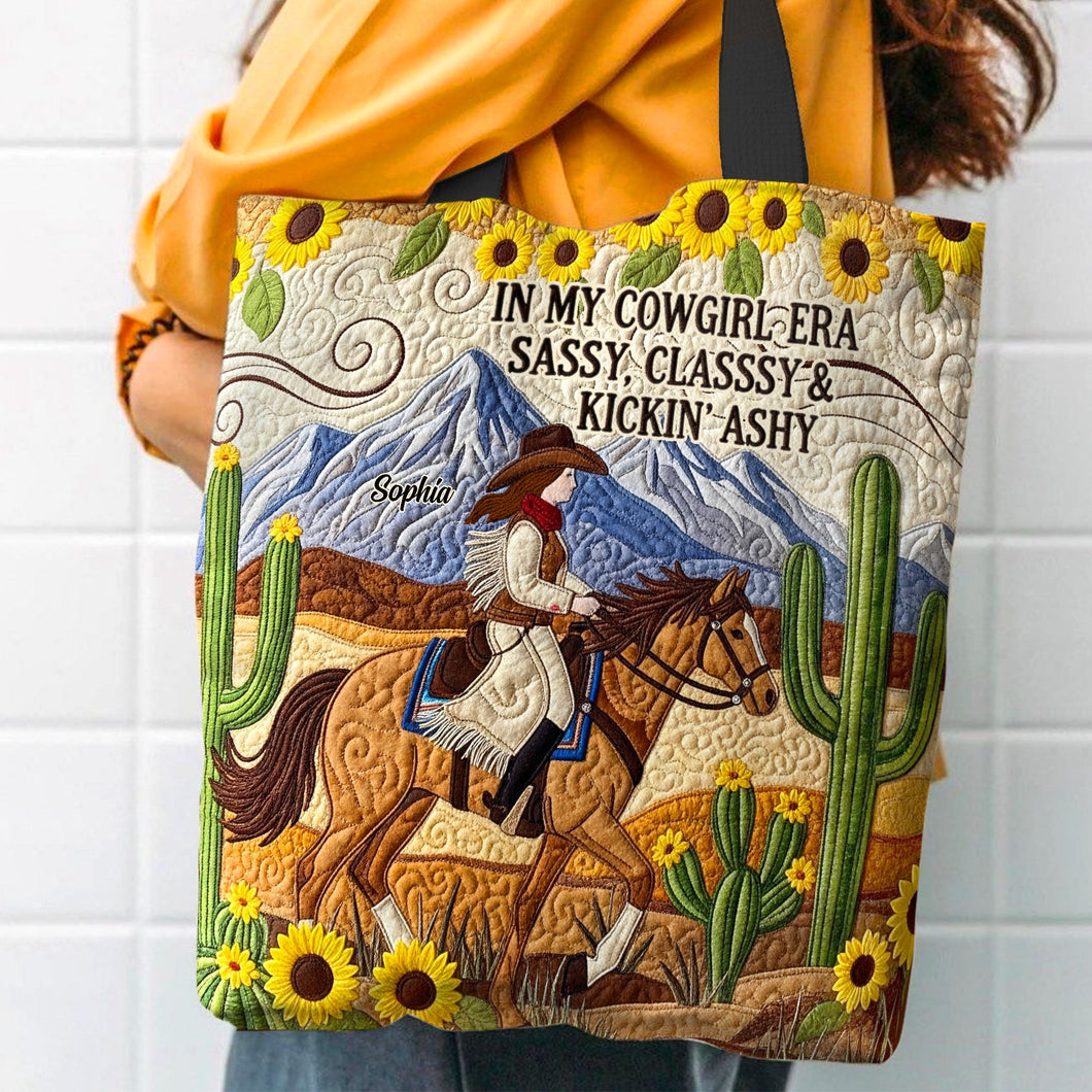 Sassy, Classy & Kickin' Ashy - Wild Cowgirl Aesthetic Tote Bag Tote Bag MagicInPrints