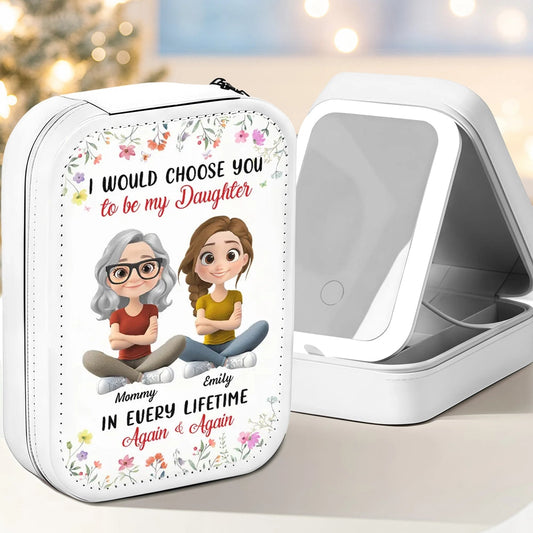 Personalized Makeup Mirror for Daughter - Sentimental Gift from Mom Beauty Tools MagicInPrints