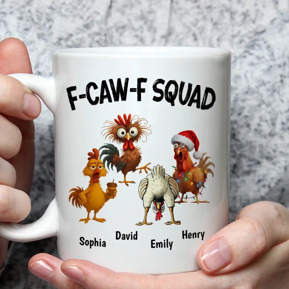 Personalized Funny Chicken Mug for Friends - Holiday Gift Cup MagicInPrints