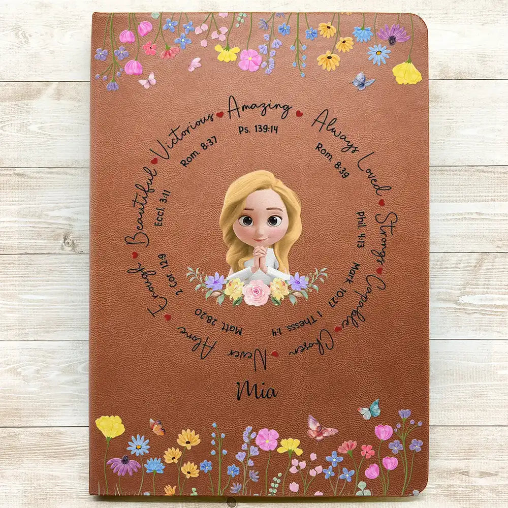 Personalized Prayer Journal for Women - Inspirational Floral Design Stationery MagicInPrints