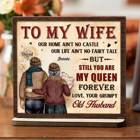 Personalized Wooden Plaque for Wife - Sentimental Gift from Husband Plaque MagicInPrints
