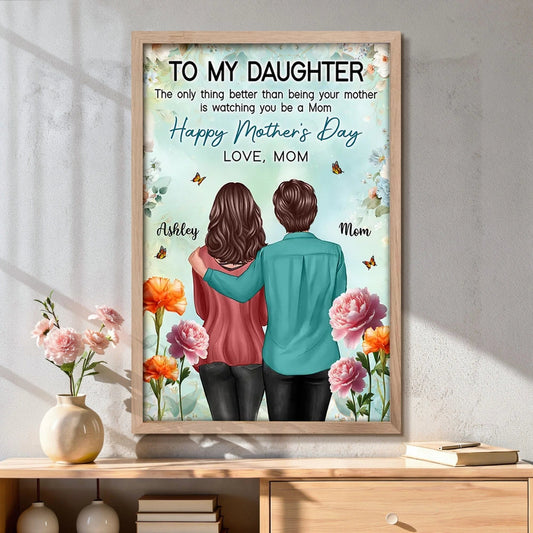Personalized Mother's Day Canvas for Daughter - Sentimental Gift from Mom Poster or Canvas MagicInPrints