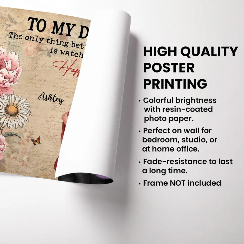 Personalized Canvas Print for Daughter and Mum - Mother's Day Gift Poster or Canvas MagicInPrints