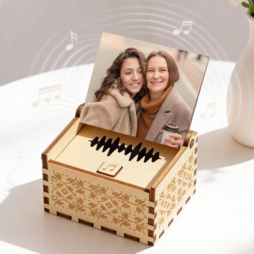 Custom Photo Music Box for Couples - Romantic Gift Idea Plaque MagicInPrints