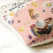 Load image into Gallery viewer, Personalized Pocket Pillow Custom Quote Gift for Book Lovers
