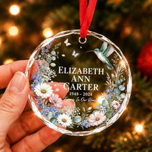Load image into Gallery viewer, Personalized Memorial Ornament Custom Name Gift for Loved Ones
