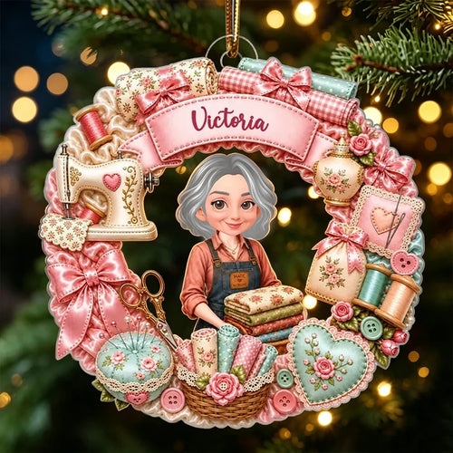 Personalized Acrylic Ornament Craft Gift for Mom, Wife, Sister