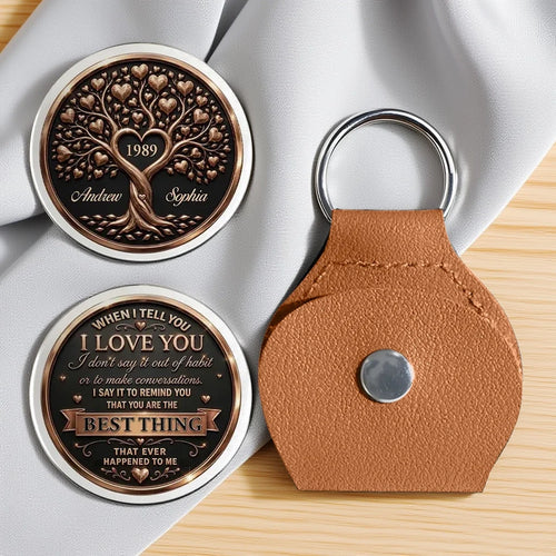 Personalized Pocket Hug Keychain Romantic Gift for Partner