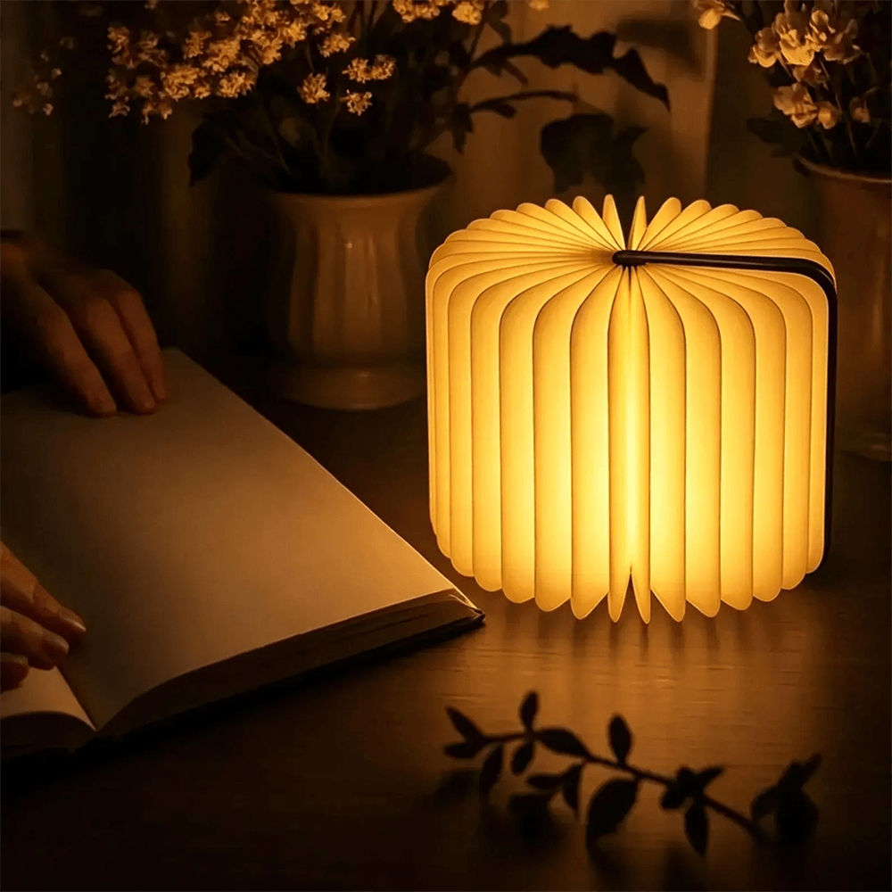 Personalized Book Lamp Custom Name Gift for Book Lovers