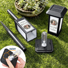 Load image into Gallery viewer, Personalized Solar Memorial Garden Light with Photo &amp; Name Remembrance Gift for Loved Ones
