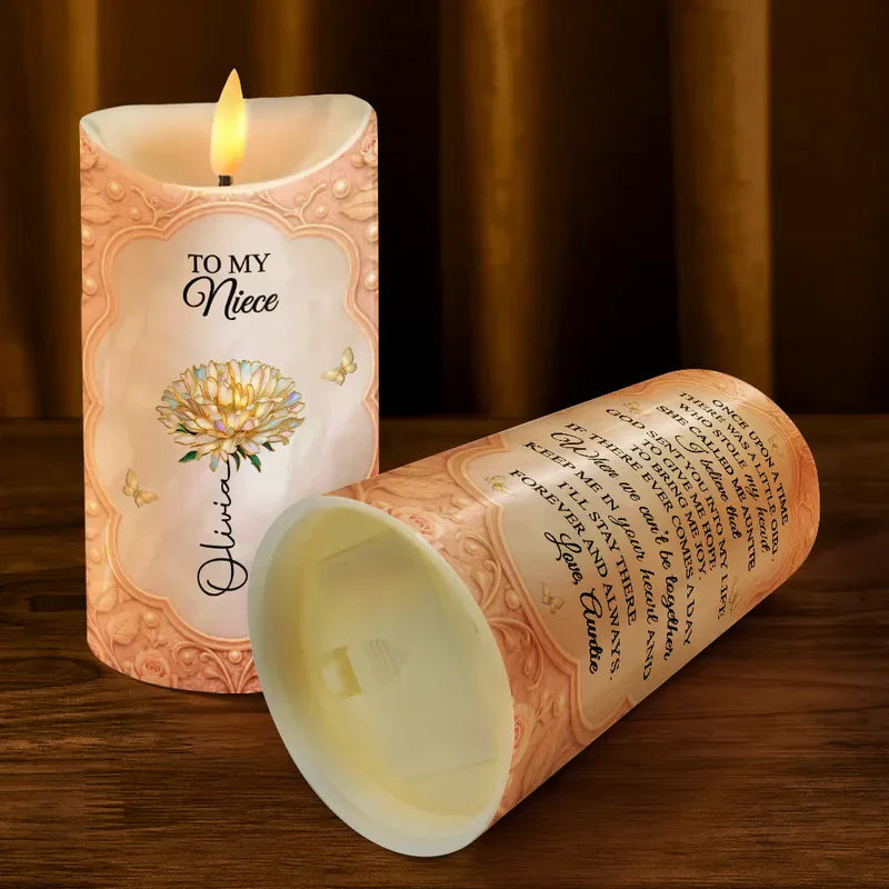 Personalized LED Candle for Granddaughter - Sentimental Gift from Grandma Lamp MagicInPrints