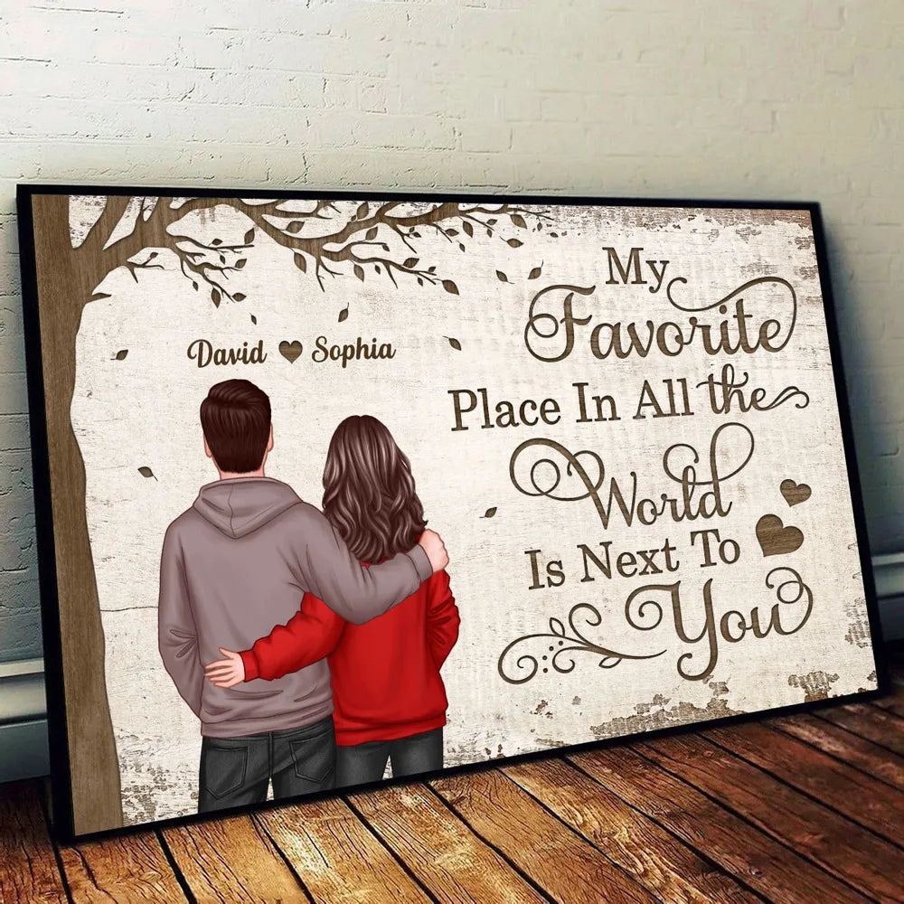 Personalized Music Plaque for Couples - Romantic Gift for Christmas Fridge Magnet MagicInPrints