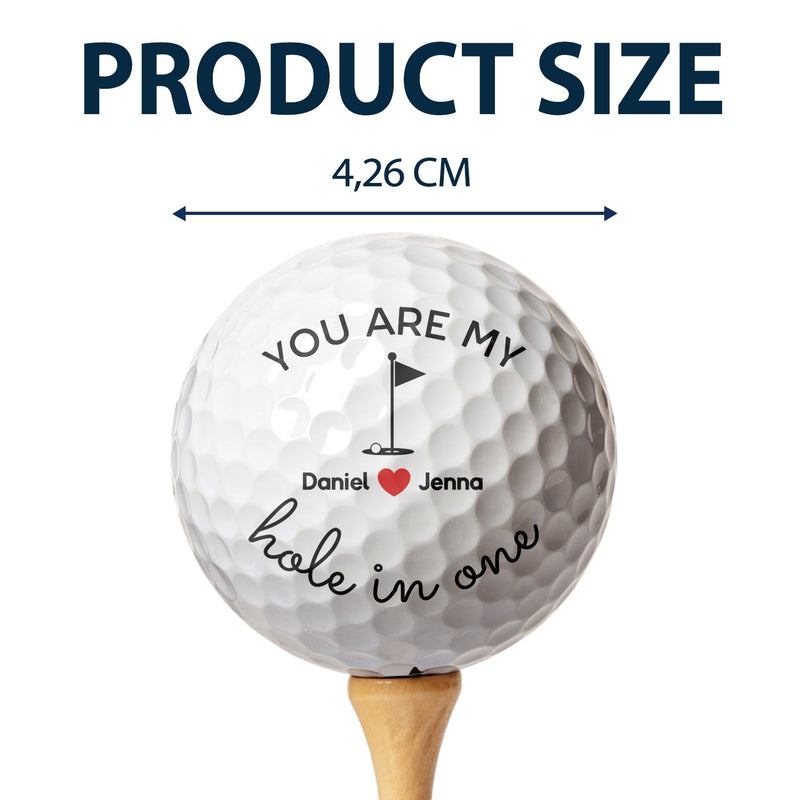 Personalized Golf Ball Couples Gift - Romantic Golf Keepsake for Anniversaries Sports MagicInPrints