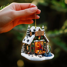 Load image into Gallery viewer, Celebrate the Catch! Fishing Man Ornament - Personalized Gifts for Fishing Lovers Ornament PopCulturePrints
