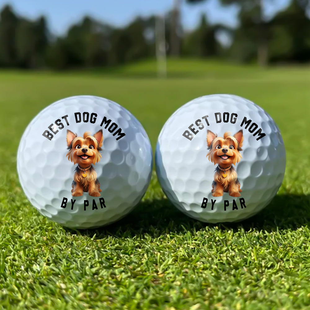 Personalized Golf Ball for Dog Lovers - Best Dog Dad Gift Sports MagicInPrints