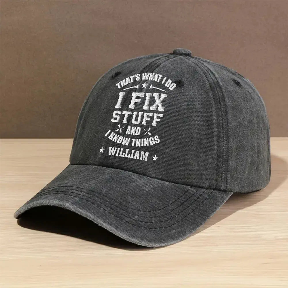Custom Embroidered Dad Hat for Handymen - Funny Gift Hat MagicInPrints
