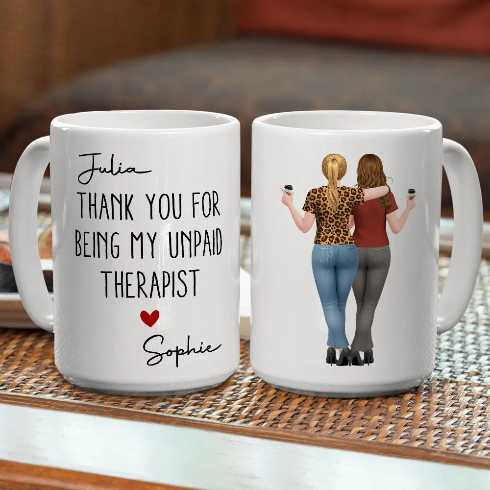 Personalized Friendship Mug for Best Friends - Thank You Gift Cup MagicInPrints